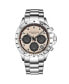 ფოტო #1 პროდუქტის Men's Monaco Silver-tone Stainless Steel , Brown Dial , 42mm Round Watch