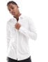 BOSS Orange mysoft slim fit jersey shirt in white