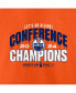 ფოტო #4 პროდუქტის Men's Orange Edmonton Oilers 2024 Western Conference Champions Hometown T-Shirt