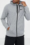 Фото #1 товара Dri-Fit Full Zip Training Hoodie Gri Erkek Spor Sweatshrirt