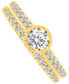 ფოტო #4 პროდუქტის Diamond Bridal Set (1 ct. t.w.) in 14k Gold