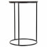 Set of 2 tables Alexandra House Living Black Iron MDF Wood 39 x 57 x 39 cm