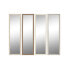 Фото #1 товара Настенное зеркало Home ESPRIT Белый Коричневый Бежевый Серый Стеклянный полистирол 36 x 2 x 125 cm (4 штук)