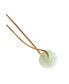 Фото #1 товара Donut — Green jade pendant necklace
