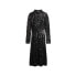 Фото #3 товара SUPERDRY Long Sleeves Backless Sparkly Midi Dress