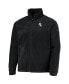 Фото #3 товара Men's Black Chicago White Sox Full-Zip Flanker Jacket