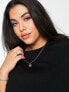 Фото #4 товара ASOS DESIGN Curve ultimate t-shirt with crew neck in cotton blend in black - BLACK
