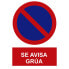 NORMALUZ Se Avisa Grúa Sign 30x40 cm