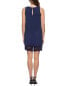 Фото #2 товара Платье MARINA Midi в полоску около 38.5 дюймов, темно-синее 96% полиэстер 4% спандекс, ручная стирка, сшито в США
