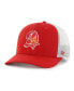 Фото #1 товара Men's Red Tampa Bay Buccaneers Adjustable Trucker Hat