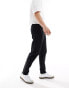 Фото #2 товара ASOS DESIGN stretch tapered jeans in no fade black