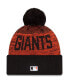 Фото #2 товара Men's Black San Francisco Giants Authentic Collection Sport Cuffed Knit Hat with Pom