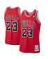 ფოტო #1 პროდუქტის Men's Michael Jordan Chicago Bulls 1997-98 Hardwood Classics Authentic Player Jersey