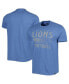 Men's Blue Detroit Lions Wordmark Rider Franklin T-shirt