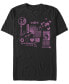 Men's Clipart Collage Short Sleeve Crew T-shirt