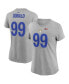 ფოტო #4 პროდუქტის Women's Aaron Donald Royal Los Angeles Rams Super Bowl LVI Bound Name and Number T-shirt