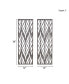 Фото #7 товара Florian Grey Laser Cut Wood 2-Piece Panel Wall Decor Set