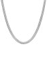 ფოტო #1 პროდუქტის Men's Wide Herringbone 20" Chain Necklace in Stainless Steel