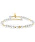 ფოტო #1 პროდუქტის EFFY® Freshwater Pearl (4-1/2mm) Coil Bracelet in 14k Gold