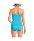 Women's D-Cup Chlorine Resistant Bandeau Tankini Swimsuit Top