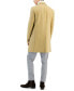 Men's Slim-Fit Migor Beige Overcoat