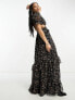 Фото #4 товара Reclaimed Vintage limited edition maxi ruffle dress in floral