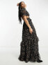 Фото #7 товара Reclaimed Vintage limited edition maxi ruffle dress in floral