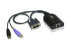 Фото #1 товара Разъем и переходник Aten KA7166-AX - USB - DVI-D - черный - пластик - 136 г - 5.6 см