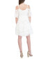 ფოტო #2 პროდუქტის Women's Lace Off-The-Shoulder Dress