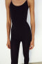 Seamless strappy jumpsuit