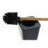 Фото #2 товара Набор для ванной DKD Home Decor Чёрный Натуральный Бамбук Алюминий полистирол 11,5 x 11,5 x 38 cm