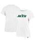 47 Women's White New York Jets Premier Frankie T-Shirt Белый, M - фото #1