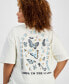 Фото #3 товара Trendy Plus Size Butterfly Graphic-Print T-Shirt