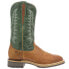 Фото #1 товара Lucchese Rudy Square Toe Cowboy Mens Green Casual Boots M4092-WF