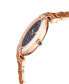 Berletta Women's Rose Gold-Tone Stainless Steel Watch 37mm