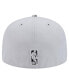 Фото #4 товара Men's Gray Brooklyn Nets Active Color Camo Visor 59FIFTY Fitted Hat