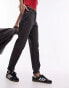 Topshop Original high rise Mom jeans in washed black Черный, W34 L32 - фото #7