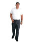 ფოტო #1 პროდუქტის Men's Big & Tall Iron Free Premium Khaki Classic-Fit Pleated Pant