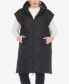 Фото #1 товара Plus Size Diamond Quilted Hooded Puffer Vest