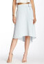 Фото #1 товара HARLOWE & GRAHAM 134271 Women's Blue Flow Wrap Buckle Midi Skirt Size XS