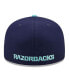 Фото #1 товара Men's Navy, Light Blue Arkansas Razorbacks 59FIFTY Fitted Hat