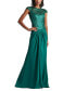 Фото #1 товара Women's Coralia Beaded Crepe Gown