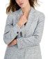 Фото #4 товара Women's Notched-Collar Single-Button Blazer