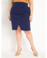 ფოტო #2 პროდუქტის Plus Size The 365 Suit Wrap Pencil Skirt