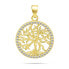 Timeless gold-plated pendant Tree of Life with zircons PT133Y