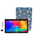 New 7" Tablet Bundle with Mandala Blue Case, Pop Holder and Pen Stylus 64GB Newest Android 13