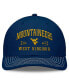 Фото #3 товара Men's Navy West Virginia Mountaineers Carson Trucker Adjustable Hat