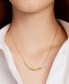 Фото #3 товара Gold-Tone Love You, Mom Crystal Necklace, 16" + 3" extender