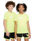 ფოტო #6 პროდუქტის Big Kids' Legend Swoosh-Logo Crewneck Dri-FIT T-Shirt