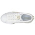 Фото #7 товара Puma Mayze Leather Platform Womens White Sneakers Casual Shoes 38198302